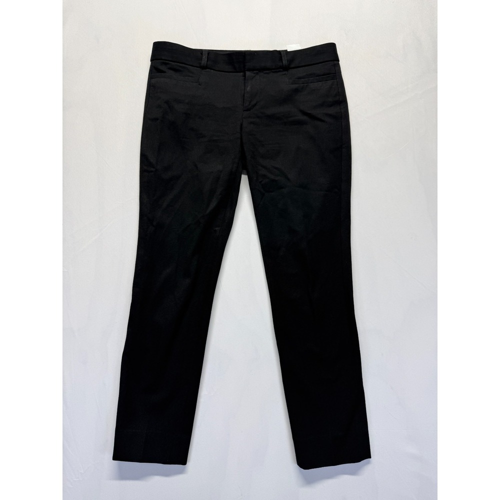 Banana‎ Republic Sloan Fit Dress Pants Womens 2 Petite Black Business Formal
